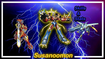 Susanoomon [DMO] Skills & Stats