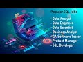 SQL Jobs and SQL