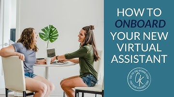 How To Onboard Your New Virtual Assistant | Caty Kidd