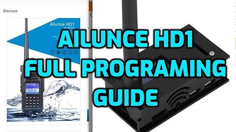 AILUNCE HD1 & Jumbo Hotspot info links Codeplug programing etc