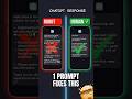 1 Prompt, ChatGPT Never Response Robotic Again #shorts #chatgpt