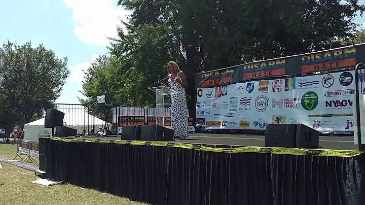 Candis Cox at DisarmHate Rally in Washington DC