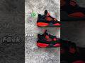 Real Vs Fake Red Thunder Jordan 4 #sneakerhead #sneakers #viral