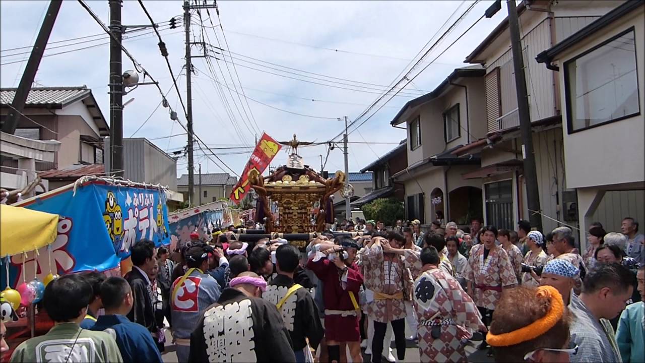 平成28年度 流山市 加岸 大杉神社例大祭 【本社神輿 宮出し渡御 】