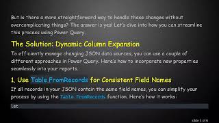 A Streamlined Approach to Add Columns in Power Query for Changing JSON Data Sources