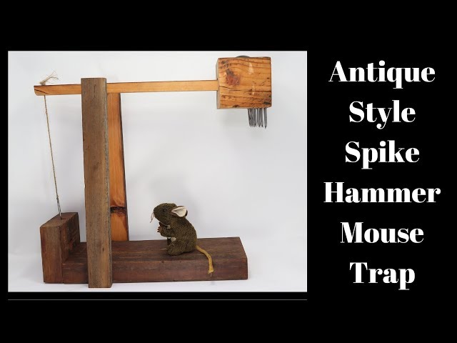 Guillotine Mouse Trap. How To Build An Antique Style Mouse Trap