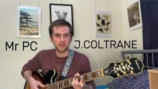Transcription of Mr PC by John Coltrane.