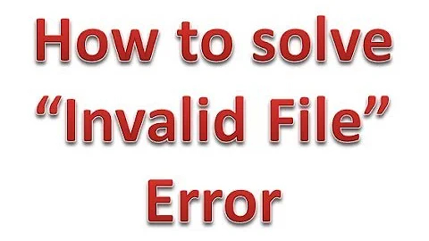 How to Fix Invalid File Name Error In Programs