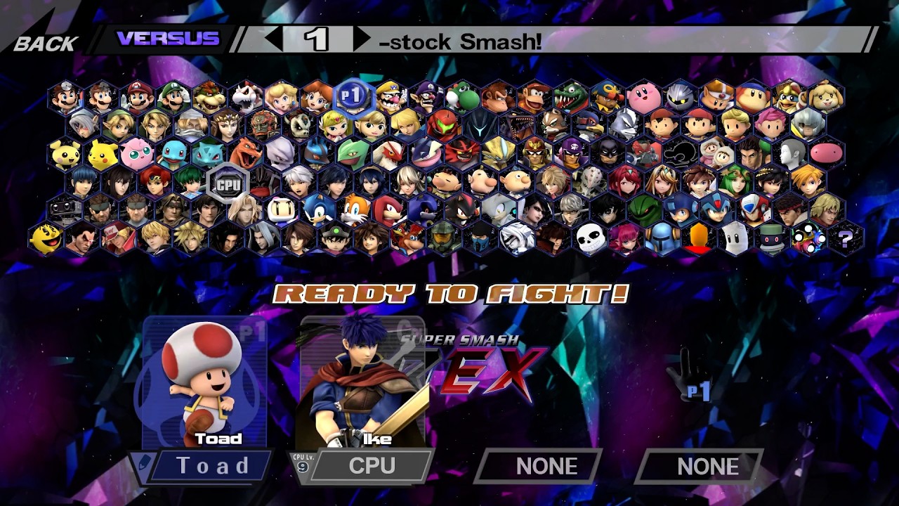 Super Smash REX - Toad vs Ike [1-Stock Duel, 15 Coliseum Matches