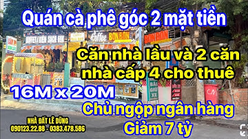 GÓC 2 MẶT TIỀN (THỦ ĐỨC) QUÁN CAFE CHỦ NGỘP QUÁ RỒI | THỞ OXY BÁN RẺ GIẢM 7 TỶ GẦN LÀNG ĐẠI HỌC