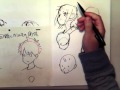 目の描き方、シルエットで見る