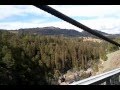 Hellroaring Suspension Bridge Crossing by John Carlee