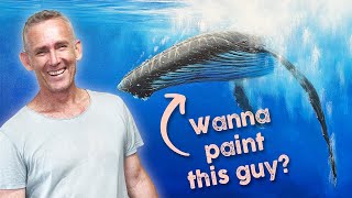 Learn How to Paint This Dynamic Whale - TUTORIAL