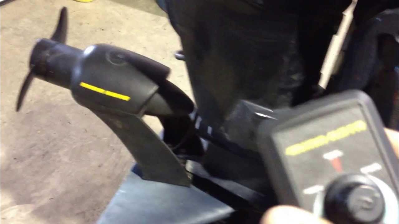 Minn Kota MK55EM Engine Mount Fresh Water Trolling Motor - YouTube