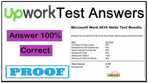 Upwork Microsoft Word 2016 Skills Test | Upwork test | Unbox Reel