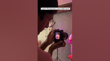 Photography using RGB lights || #shorts #youtubeshorts #gcop