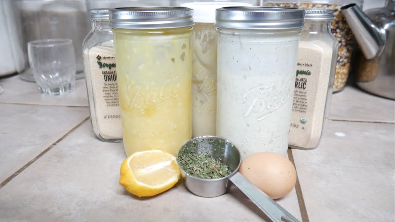 Homemade Mayo, Dairy FREE Ranch, and Honey Mustard YouTube