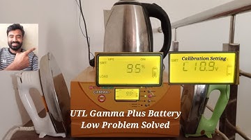 UTL Gamma Plus inverter Battery Low Problem Solved हो गई