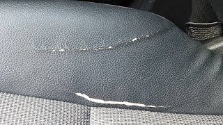 How to repair a leather tear in a car seat