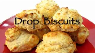 Biscuit Recipe  How to make Drop Biscuits  PoorMansGourmet