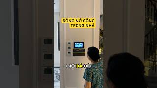 Đóng mở cổng tự động khi ở trong nhà #hinacosmarthome #simonsmart #applehomekit #nhathongminhcaocap