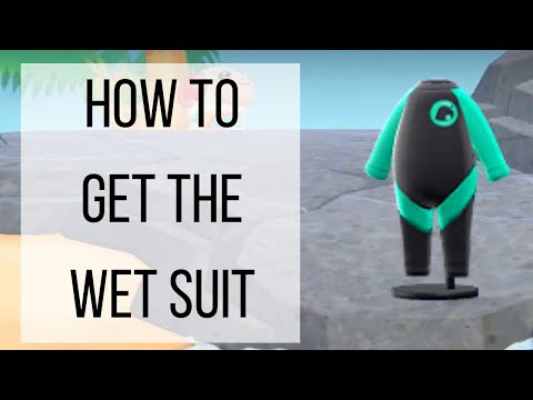 HOW TO GET A WET SUIT | Animal Crossing New Horizons Tutorial and Game Play