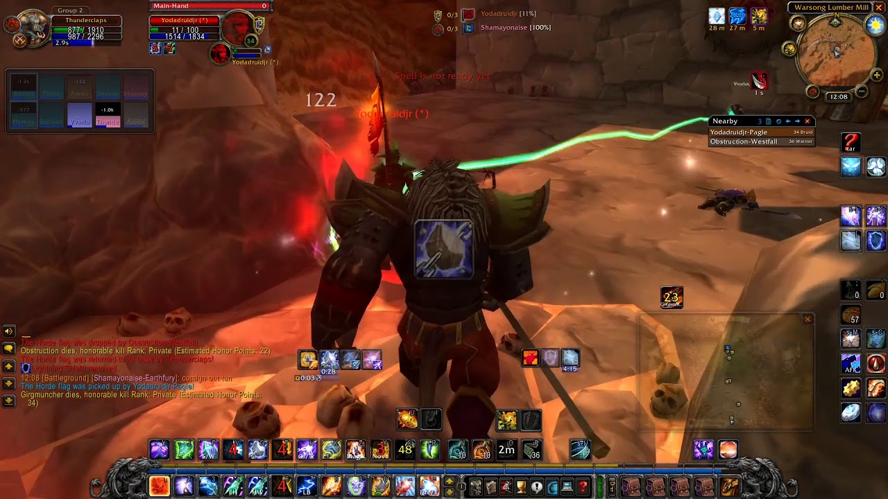 Classic WoW 39 Elemental Shaman Twink PvP - YouTube.