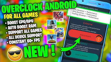 Android Overclock Without Root | Overclock Cpu & Gpu For Gaming | No Root