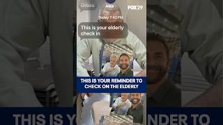 ELDERLY CHECK IN: Guess who checked on the elderly?