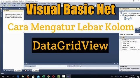 VB Net Cara Mengatur Lebar Kolom DataGridView || Channel Zahby