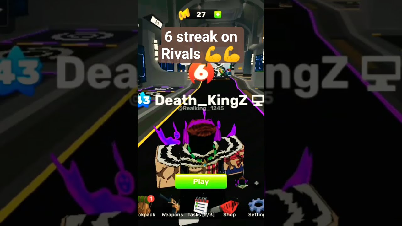 6 Kill Streak Baby Rivals Grinding Roblox Phonk Music X Tali RobloxLoverr4