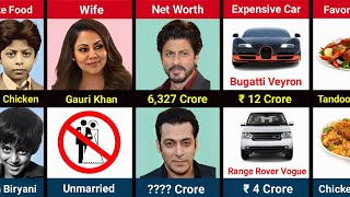 Comparison: Shah Rukh Khan Vs Salman Khan 2024