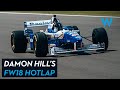 Damon hills fw18 hotlap  25th anniversary  1996 world championship  williams racing