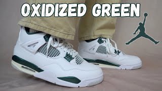 Is this the CLEANEST Jordan 4 this year? Jordan 4 Oxidized Green Review & On Feet?