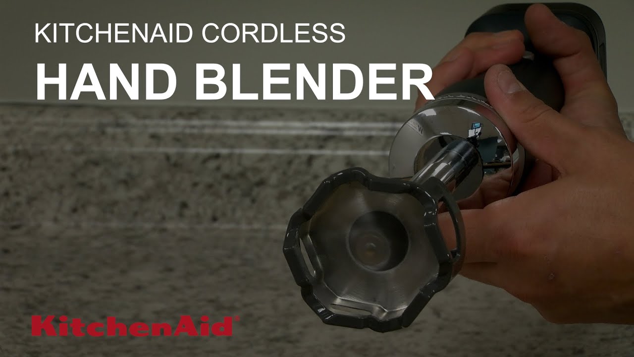 How To Get Started using your KitchenAid® Cordless Hand Blender Accessories