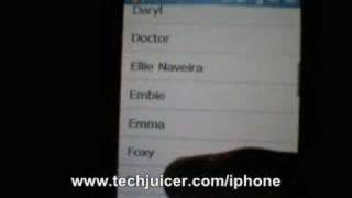 iPhone Interface On Windows Mobile