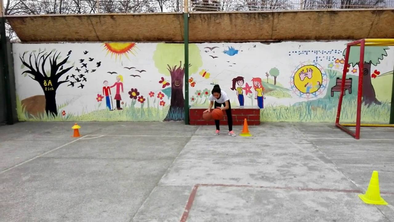 Educación Física Circuito Basquetbol 03 - YouTube