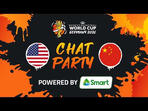Chat Party Powered by SMART ⚡🏀  USA v China | FIBA Women's Basketball World Cup 2026