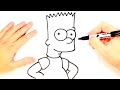 How to draw  Bart Simpson  Bart Simpson Easy Draw Tutorial