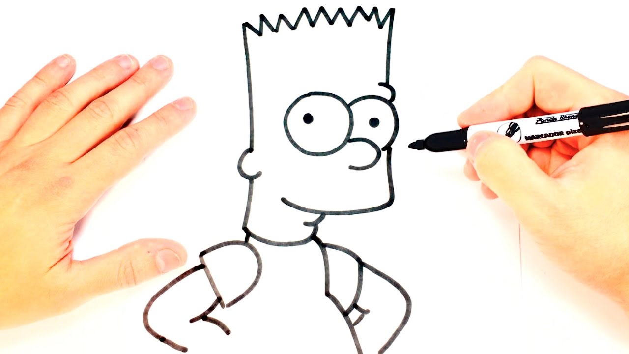 Como desenhar o Bart Simpson passo a passo #BartSimpson #artesedesenho