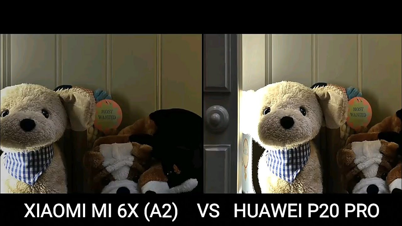 XIAOMI MI 6X (A2) VS HUAWEI P20 PRO LOW LIGHT CAMERA TEST COMPARISON