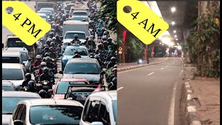 Walking in The World's Worst Traffic at 4 AM