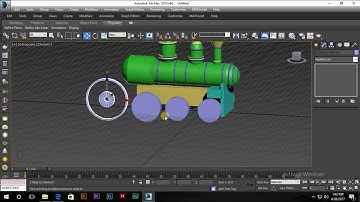 How to Make a Toy Train  in 3Ds Max- Part 3