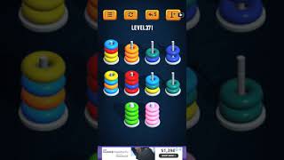 Hoop Sort Puzzle - Color Ring Stack Sorting Game Level 371 Solution