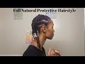 Fall Natural Protective Hairstyle