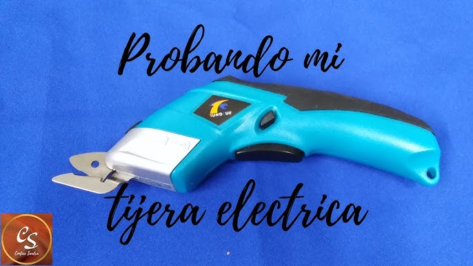 Probando Tijera Eléctrica #manualidades #tijeras #telas 