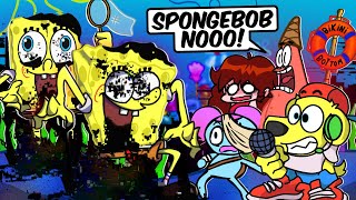 Friday Night Funkin but SPONGEBOB GOES INSANE & More LEARNING WITH PIBBY... FNF Mods 113