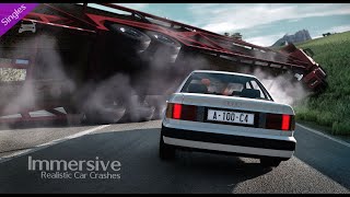Immersive Realistic Car Crashes - Single #114 - BeamNG.Drive