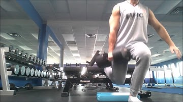 Contralateral Rear Foot Elevated Split Squat (RFESS)