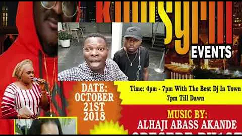 KINGSGRILL EVENT ABASS AKANDE OBESERE FANS CLUB IRELAND DUBLIN IRELAND